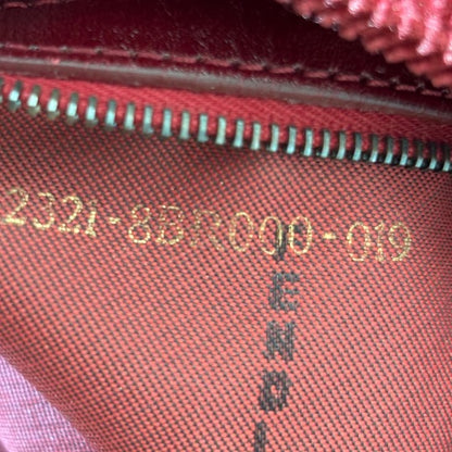 Fendi Red Corduroy Baguette