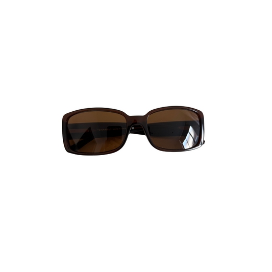 Chanel Brown Square Sunglasses