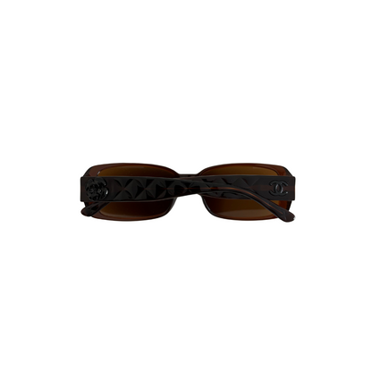 Chanel Brown Square Sunglasses