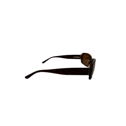 Chanel Brown Square Sunglasses