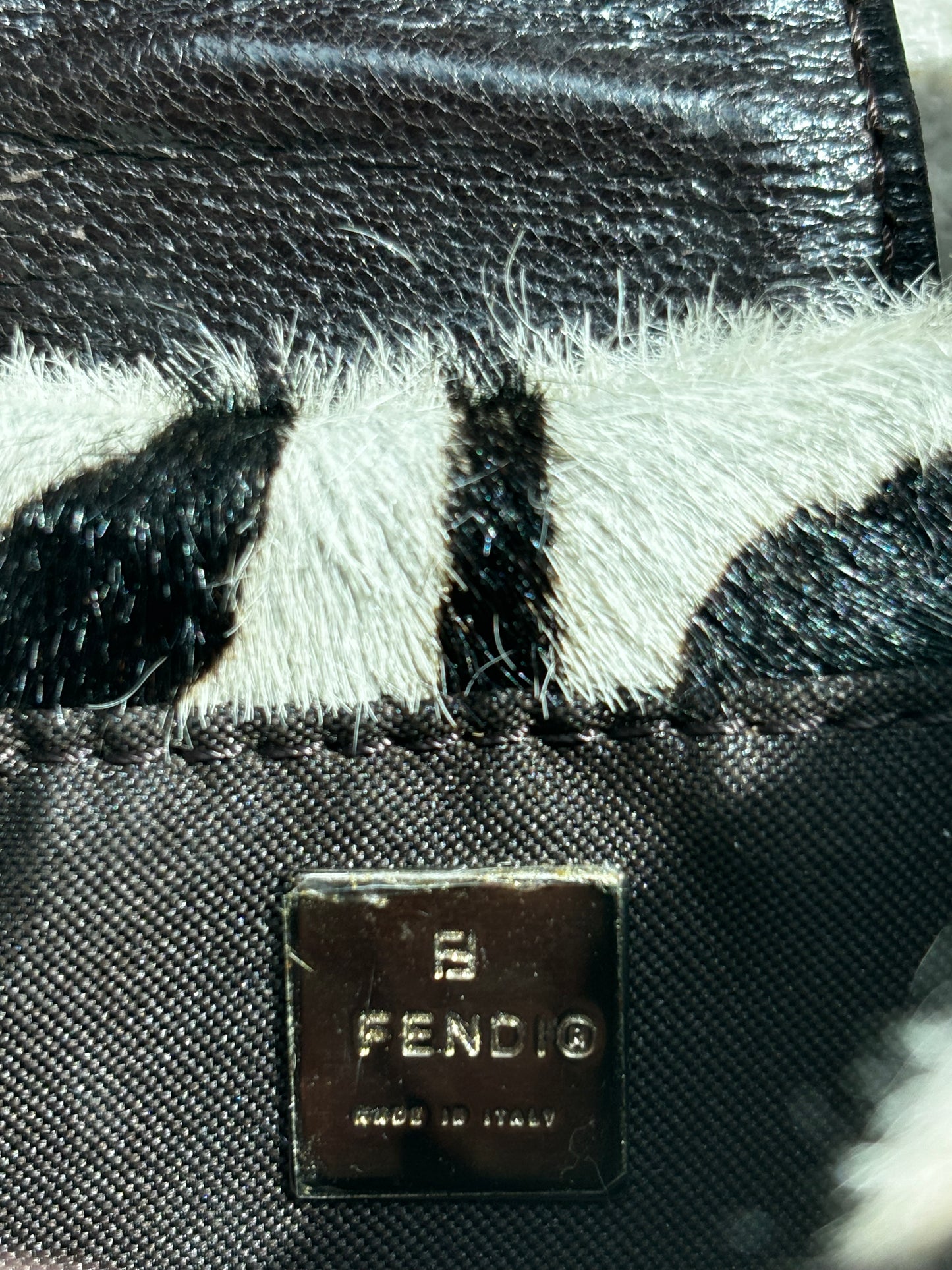 Vintage Fendi Mini Pony Hair Baguette