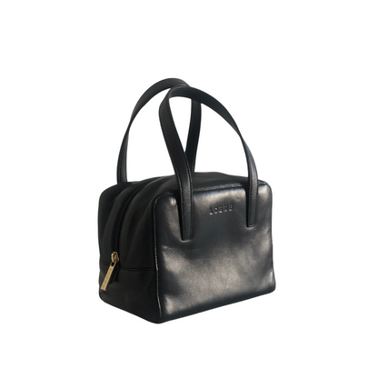 Loewe black leather handbag