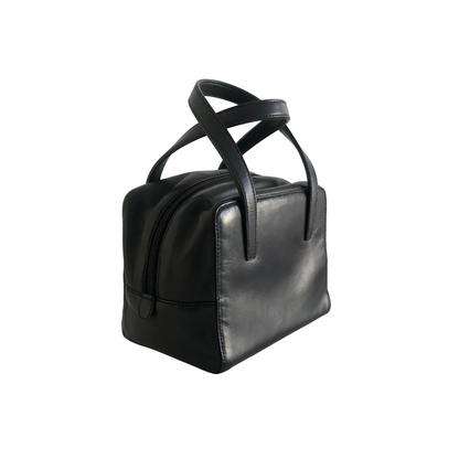 Loewe black leather handbag