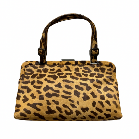 Vintage Prada Leopard Print Shoulder Bag