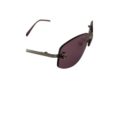 Chanel Y2K Pink Rimless Sunglasses